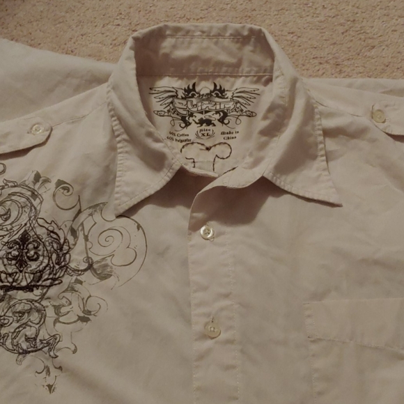 Elixir Mens Casual Button Down Long Sleeve Shirt. - Picture 12 of 12